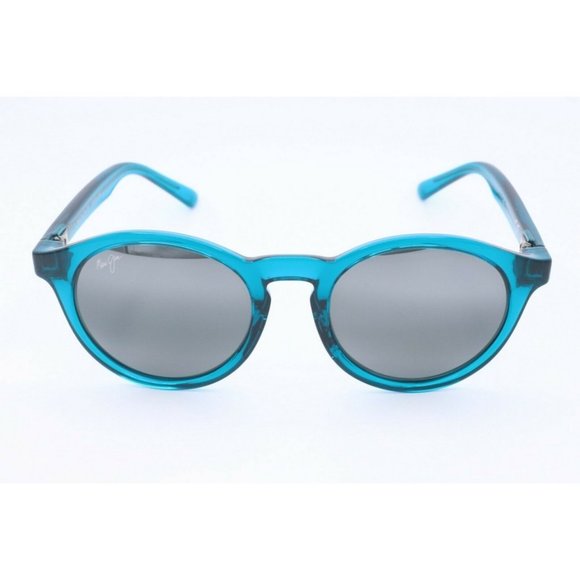 Maui Jim Pineapple MJ 784-06D Round Blue Sunglasses Polarized Gray Lenses trendy main image 6